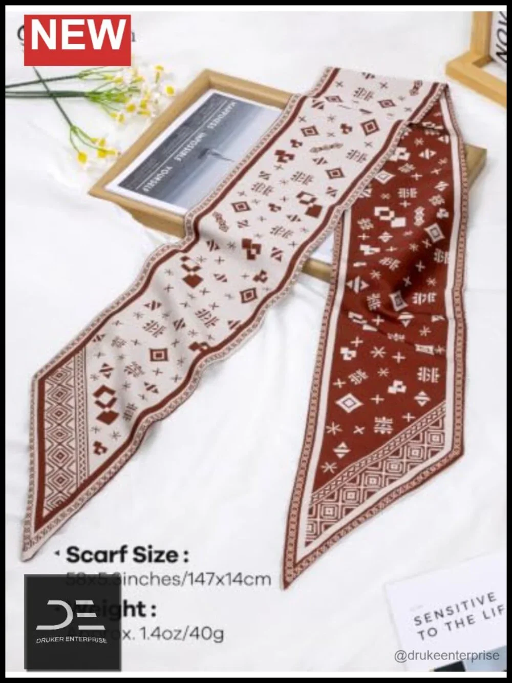 Silky Satin Fashion Scarf for Women Versatile Styling Neck Hair Scarf